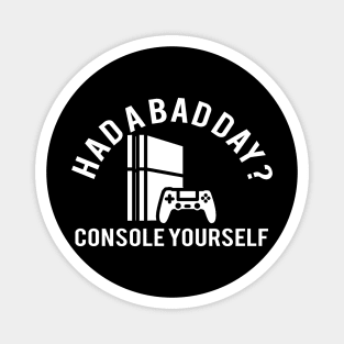 Had A Bad Day? Console Yourself Funny Typography Design With A Videogame Console Magnet